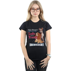 Disney - T-shirt LADY AND THE TRAMP - Femme (Noir)