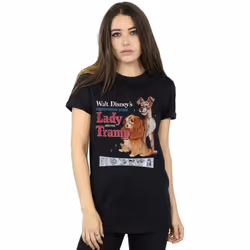 Disney - T-shirt LADY AND THE TRAMP - Femme (Noir)
