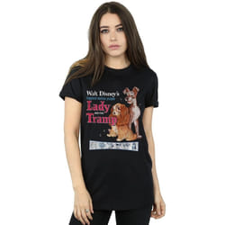 Disney - T-shirt LADY AND THE TRAMP - Femme (Noir)