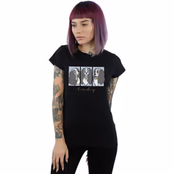 Disney - T-shirt LADY AND THE TRAMPS - Femme (Noir)
