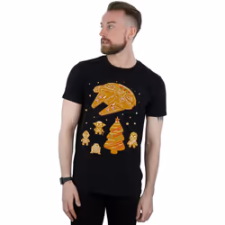 Star Wars - T-shirt GINGERBREAD REBELS - Homme (Noir)