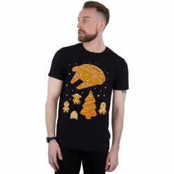 Star Wars - T-shirt GINGERBREAD REBELS - Homme (Noir)