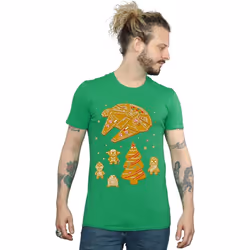 Star Wars - T-shirt GINGERBREAD REBELS - Homme (Vert vif)