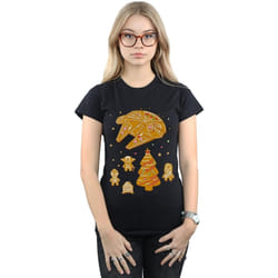Star Wars - T-shirt GINGERBREAD REBELS - Femme (Noir)