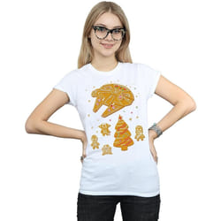Star Wars - T-shirt GINGERBREAD REBELS - Femme (Blanc)