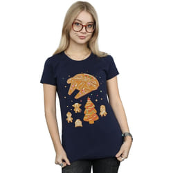 Star Wars - T-shirt GINGERBREAD REBELS - Femme (Bleu marine)