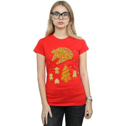 Star Wars - T-shirt GINGERBREAD REBELS - Femme (Rouge)