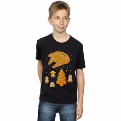 Star Wars - T-shirt GINGERBREAD REBELS - Garçon (Noir)