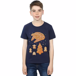 Star Wars - T-shirt GINGERBREAD REBELS - Garçon (Bleu marine)