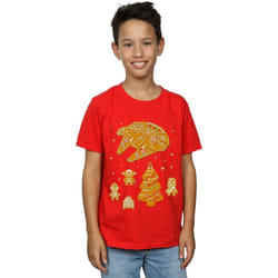 Star Wars - T-shirt GINGERBREAD REBELS - Garçon (Rouge)