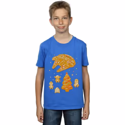 Star Wars - T-shirt GINGERBREAD REBELS - Garçon (Bleu roi)