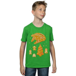Star Wars - T-shirt GINGERBREAD REBELS - Garçon (Vert vif)