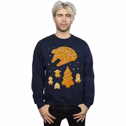 Star Wars - Sweat GINGERBREAD REBELS - Homme (Bleu marine)