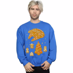 Star Wars - Sweat GINGERBREAD REBELS - Homme (Bleu roi)