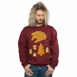 Star Wars - Sweat GINGERBREAD REBELS - Homme (Bordeaux)