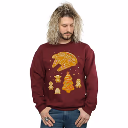 Star Wars - Sweat GINGERBREAD REBELS - Homme (Bordeaux)
