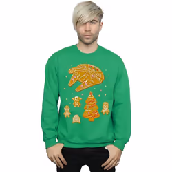 Star Wars - Sweat GINGERBREAD REBELS - Homme (Vert vif)