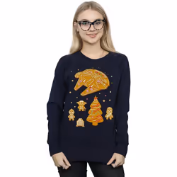 Star Wars - Sweat GINGERBREAD REBELS - Femme (Bleu marine)