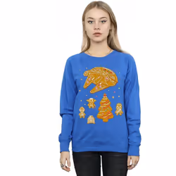 Star Wars - Sweat GINGERBREAD REBELS - Femme (Bleu roi)