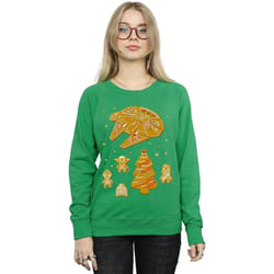 Star Wars - Sweat GINGERBREAD REBELS - Femme (Vert vif)