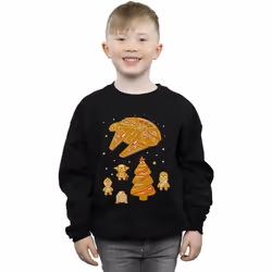 Star Wars - Sweat GINGERBREAD REBELS - Garçon (Noir)