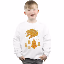 Star Wars - Sweat GINGERBREAD REBELS - Garçon (Blanc)