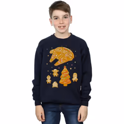 Star Wars - Sweat GINGERBREAD REBELS - Garçon (Bleu marine)