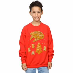 Star Wars - Sweat GINGERBREAD REBELS - Garçon (Rouge)
