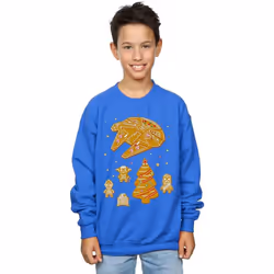 Star Wars - Sweat GINGERBREAD REBELS - Garçon (Bleu roi)