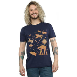 Star Wars - T-shirt GINGERBREAD BATTLE - Homme (Bleu marine)