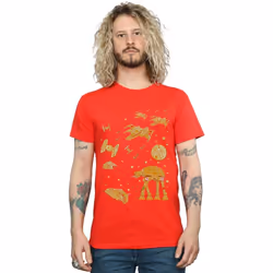Star Wars - T-shirt GINGERBREAD BATTLE - Homme (Rouge)