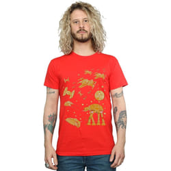 Star Wars - T-shirt GINGERBREAD BATTLE - Homme (Rouge)