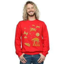 Star Wars - Sweat GINGERBREAD BATTLE - Homme (Rouge)