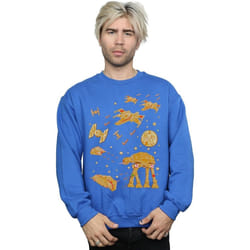 Star Wars - Sweat GINGERBREAD BATTLE - Homme (Bleu roi)
