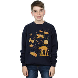 Star Wars - Sweat GINGERBREAD BATTLE - Garçon (Bleu marine)
