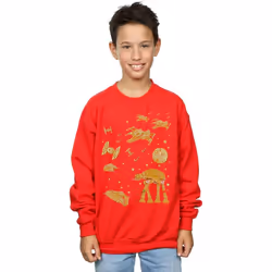 Star Wars - Sweat GINGERBREAD BATTLE - Garçon (Rouge)