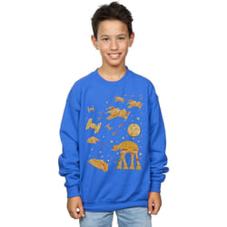 Star Wars - Sweat GINGERBREAD BATTLE - Garçon (Bleu roi)