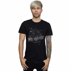 Star Wars - T-shirt DEATH STAR - Homme (Noir)
