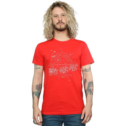 Star Wars - T-shirt DEATH STAR - Homme (Rouge)