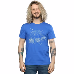 Star Wars - T-shirt DEATH STAR - Homme (Bleu roi)