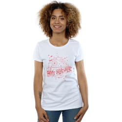 Star Wars - T-shirt DEATH STAR - Femme (Blanc)