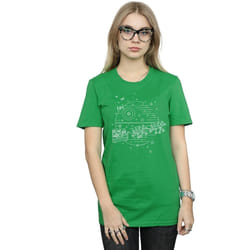 Star Wars - T-shirt DEATH STAR - Femme (Vert vif)