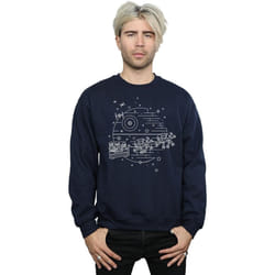 Star Wars - Sweat DEATH STAR - Homme (Bleu marine)