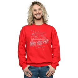 Star Wars - Sweat DEATH STAR - Homme (Rouge)