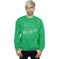 Star Wars - Sweat DEATH STAR - Homme (Vert vif)