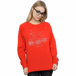 Star Wars - Sweat DEATH STAR - Femme (Rouge)