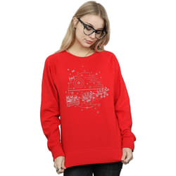Star Wars - Sweat DEATH STAR - Femme (Rouge)