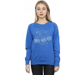 Star Wars - Sweat DEATH STAR - Femme (Bleu roi)