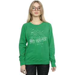 Star Wars - Sweat DEATH STAR - Femme (Vert vif)
