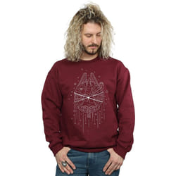 Star Wars - Sweat MILLENNIUM DELIVERY - Homme (Bordeaux)